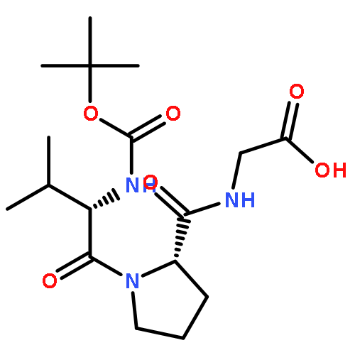 Glycine, N-[1-[N-[(1,1-dimethylethoxy)carbonyl]-L-valyl]-L-prolyl]-