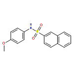 2-NAPHTHALENESULFONAMIDE, N-(4-METHOXYPHENYL)-