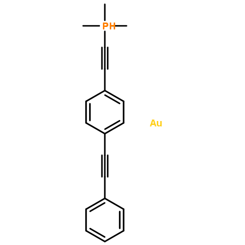 GOLD, [[4-(PHENYLETHYNYL)PHENYL]ETHYNYL](TRIMETHYLPHOSPHINE)-