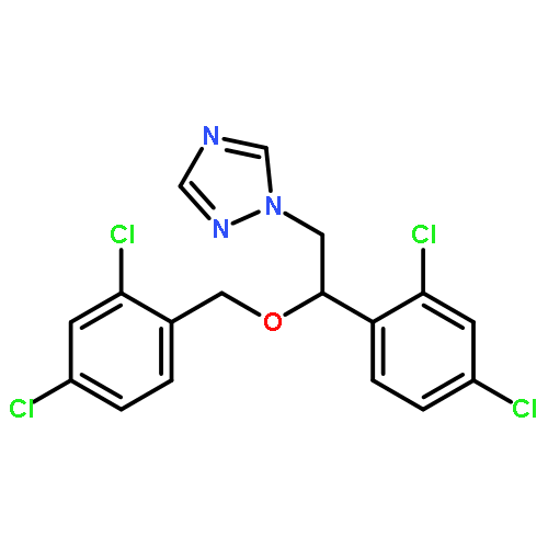 1H-1,2,4-Triazole,1-[2-(2,4-dichlorophenyl)-2-[(2,4-dichlorophenyl)methoxy]ethyl]-