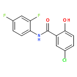 Benzamide, 5-chloro-N-(2,4-difluorophenyl)-2-hydroxy-