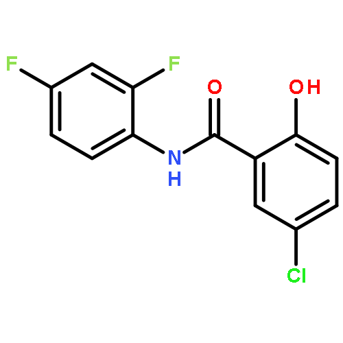 Benzamide, 5-chloro-N-(2,4-difluorophenyl)-2-hydroxy-