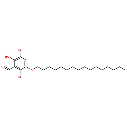 Benzaldehyde, 2,5-dibromo-3-(hexadecyloxy)-6-hydroxy-