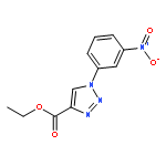 1H-1,2,3-Triazole-4-carboxylic acid, 1-(3-nitrophenyl)-, ethyl ester