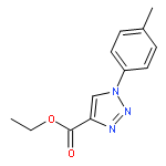 1H-1,2,3-Triazole-4-carboxylic acid, 1-(4-methylphenyl)-, ethyl ester