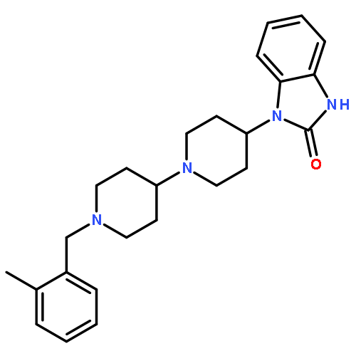 <br>1-(1'-(2-Methylbenzyl)-[1,4'-bipiperidin]-4-yl)-1H-benzo[d]imidazol-2(3H)-o ne