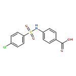 Benzoic acid, 4-[[(4-chlorophenyl)sulfonyl]amino]-