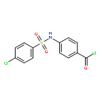 BENZOYL CHLORIDE, 4-[[(4-CHLOROPHENYL)SULFONYL]AMINO]-