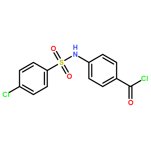 BENZOYL CHLORIDE, 4-[[(4-CHLOROPHENYL)SULFONYL]AMINO]-