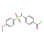 BENZOYL CHLORIDE, 4-[[(4-METHOXYPHENYL)SULFONYL]AMINO]-