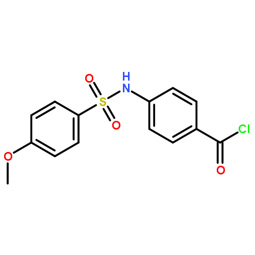 BENZOYL CHLORIDE, 4-[[(4-METHOXYPHENYL)SULFONYL]AMINO]-