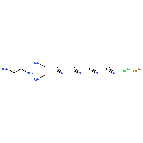 bis(ethylenediamine-N,N')copper tetrakis(cyano-C)nickelate