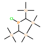 Phosphinous chloride, bis[bis(trimethylsilyl)methyl]-