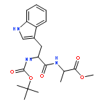 Methyl 2-[[3-(1h-indol-3-yl)-2-[(2-methylpropan-2-yl)oxycarbonylamino]propanoyl]amino]propanoate