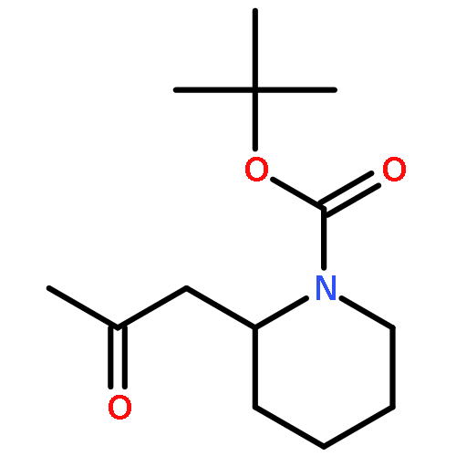 1-Piperidinecarboxylic acid, 2-(2-oxopropyl)-, 1,1-dimethylethyl ester