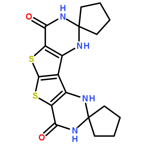 DISPIRO[CYCLOPENTANE-1,2'(1'H)-PYRIMIDO[4'',5'':4',5']THIENO[3',2':4,5]THIENO[3,2-D]PYRIMIDINE-9'(8'H),1''-CYCLOPENTANE]-4',7'(3'H,10'H)-DIONE