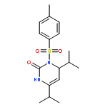 2(1H)-Pyrimidinone,3,6-dihydro-4,6-bis(1-methylethyl)-1-[(4-methylphenyl)sulfonyl]-