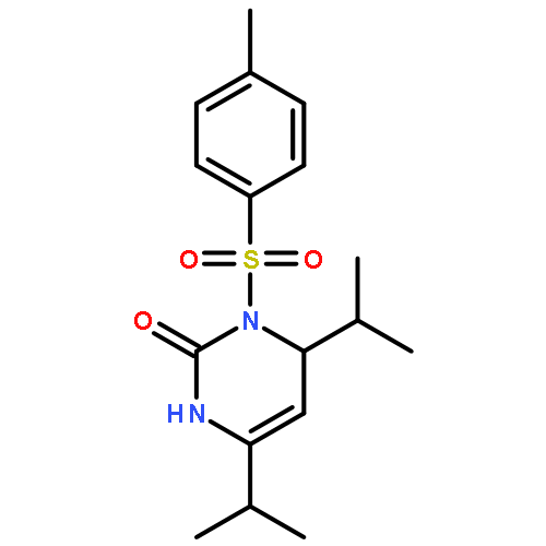 2(1H)-Pyrimidinone,3,6-dihydro-4,6-bis(1-methylethyl)-1-[(4-methylphenyl)sulfonyl]-