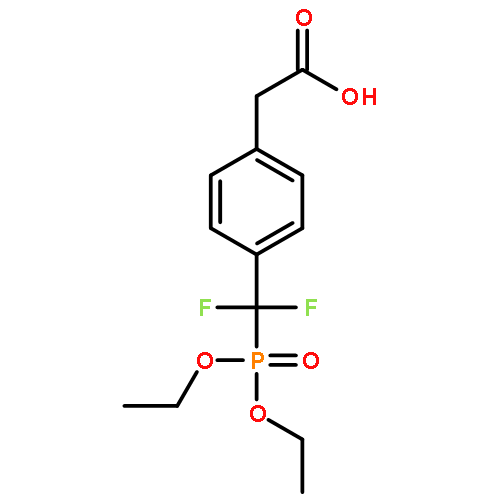 Benzeneacetic acid, 4-[(diethoxyphosphinyl)difluoromethyl]-