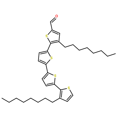 [2,2':5',2'':5'',2'''-QUATERTHIOPHENE]-5-CARBOXALDEHYDE, 3,3'''-DIOCTYL-