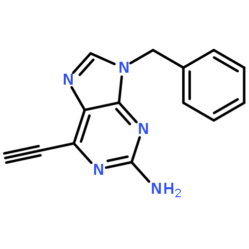 9H-PURIN-2-AMINE, 6-ETHYNYL-9-(PHENYLMETHYL)-