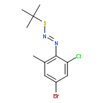 Diazene, (4-bromo-2-chloro-6-methylphenyl)[(1,1-dimethylethyl)thio]-