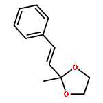 1,3-Dioxolane,2-methyl-2-[(1E)-2-phenylethenyl]-