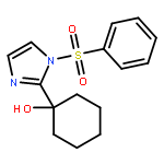 1H-Imidazole, 2-(1-hydroxycyclohexyl)-1-(phenylsulfonyl)-