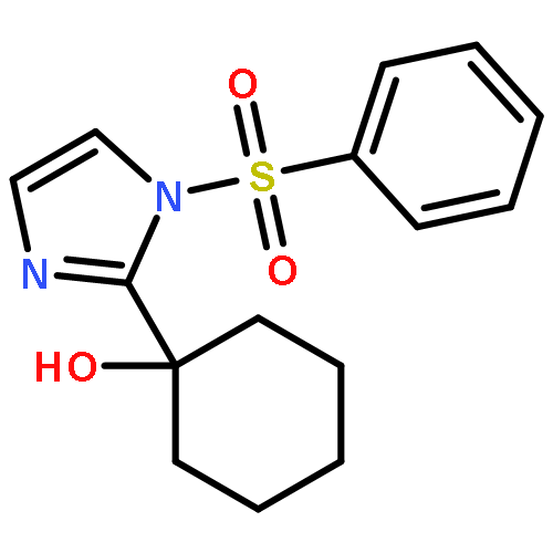 1H-Imidazole, 2-(1-hydroxycyclohexyl)-1-(phenylsulfonyl)-