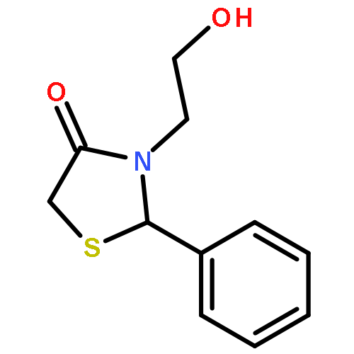 4-Thiazolidinone, 3-(2-hydroxyethyl)-2-phenyl-