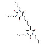 2,4,6(1H,3H,5H)-Pyrimidinetrione,1,3-dibutyl-5-[5-(1,3-dibutylhexahydro-2,4,6-trioxo-5-pyrimidinyl)-2,4-pentadien-1-ylidene]-