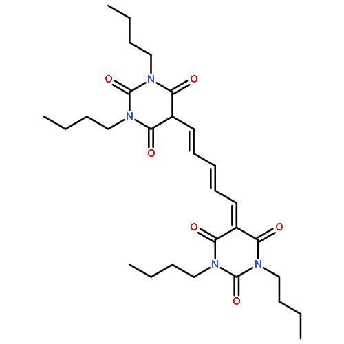 2,4,6(1H,3H,5H)-Pyrimidinetrione,1,3-dibutyl-5-[5-(1,3-dibutylhexahydro-2,4,6-trioxo-5-pyrimidinyl)-2,4-pentadien-1-ylidene]-