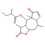 (3S,3aR,4S,4aR,7aR,8R,9aR)-3,4a,8-trimethyl-2,5-dioxo-2,3,3a,4,4a,5,7a,8,9,9a-decahydroazuleno[6,5-b]furan-4-yl 2-methylbutanoate