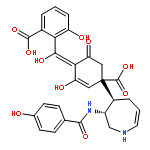 Benzoic acid,4-(2-carboxy-6-hydroxybenzoyl)-3,5-dihydroxy-,(3R,4R)-hexahydro-3-[(4-hydroxybenzoyl)amino]-1H-azepin-4-yl ester