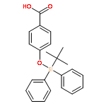 BENZOIC ACID, 4-[[(1,1-DIMETHYLETHYL)DIPHENYLSILYL]OXY]-