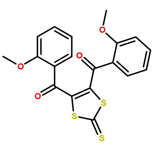 METHANONE, (2-THIOXO-1,3-DITHIOLE-4,5-DIYL)BIS[(2-METHOXYPHENYL)-