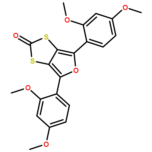 1,3-DITHIOLO[4,5-C]FURAN-2-ONE, 4,6-BIS(2,4-DIMETHOXYPHENYL)-