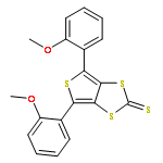 Thieno[3,4-d]-1,3-dithiole-2-thione, 4,6-bis(2-methoxyphenyl)-