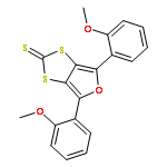 1,3-Dithiolo[4,5-c]furan-2-thione, 4,6-bis(2-methoxyphenyl)-