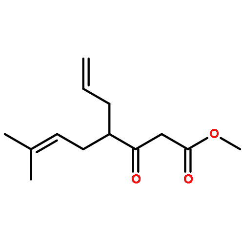 6-Octenoic acid, 7-methyl-3-oxo-4-(2-propenyl)-, methyl ester