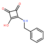 3-CYCLOBUTENE-1,2-DIONE, 3-HYDROXY-4-[(PHENYLMETHYL)AMINO]-