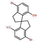 4,4'-Dibromo-2,2',3,3'-tetrahydro-1,1'-spirobi[indene]-7,7'-diol