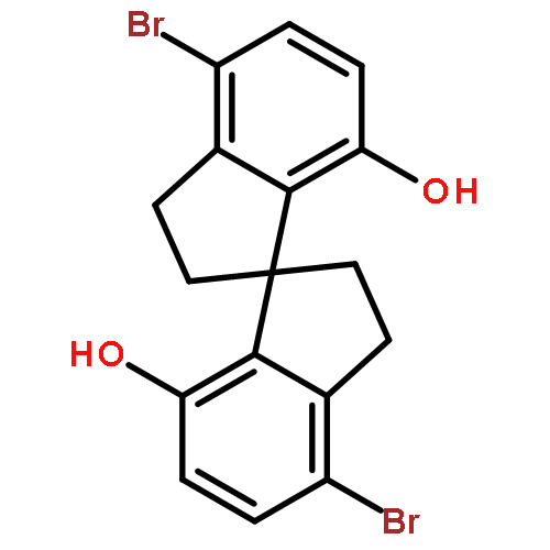 4,4'-Dibromo-2,2',3,3'-tetrahydro-1,1'-spirobi[indene]-7,7'-diol