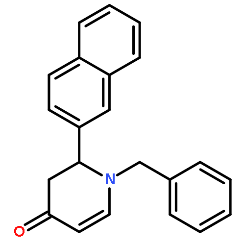 4(1H)-PYRIDINONE, 2,3-DIHYDRO-2-(2-NAPHTHALENYL)-1-(PHENYLMETHYL)-