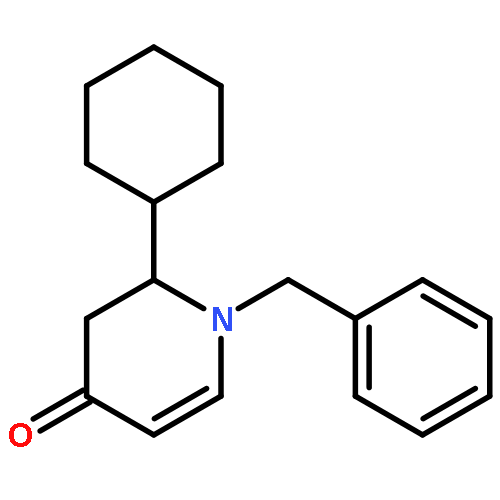 4(1H)-PYRIDINONE, 2-CYCLOHEXYL-2,3-DIHYDRO-1-(PHENYLMETHYL)-