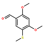 Benzaldehyde, 2,4-dimethoxy-5-(methylthio)-