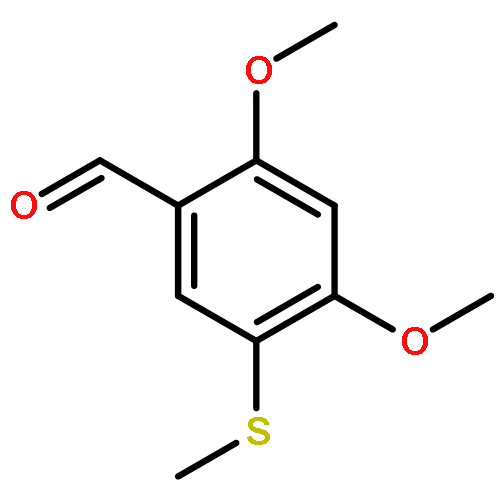 Benzaldehyde, 2,4-dimethoxy-5-(methylthio)-