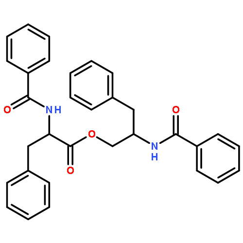 (2S)-2-(benzoylamino)-3-phenylpropyl N-benzoyl-L-phenylalaninate