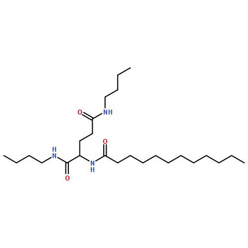 (S)-N,N'-dibutyl-2-[(1-oxododecyl)amino]glutaramide