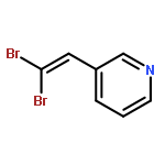 Pyridine, 3-(2,2-dibromoethenyl)-